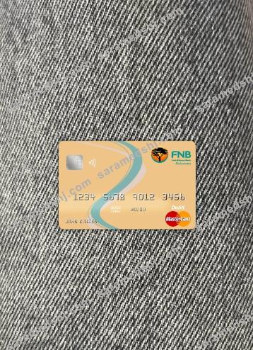 Botswana First National bank master card photolook front